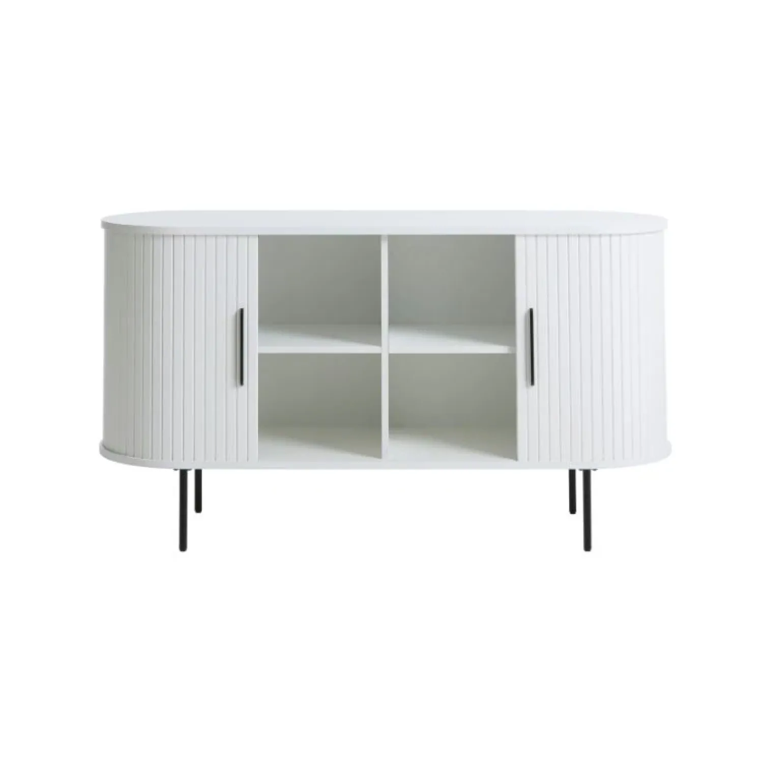 LykkeHome Dressoirs|Industriele Kasten|Nita Dressoir Wit 140cm