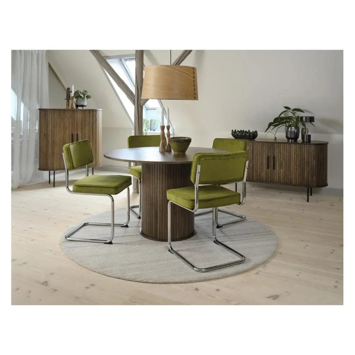 LykkeHome Eettafels|Nita eettafel donkerbruin 120cm