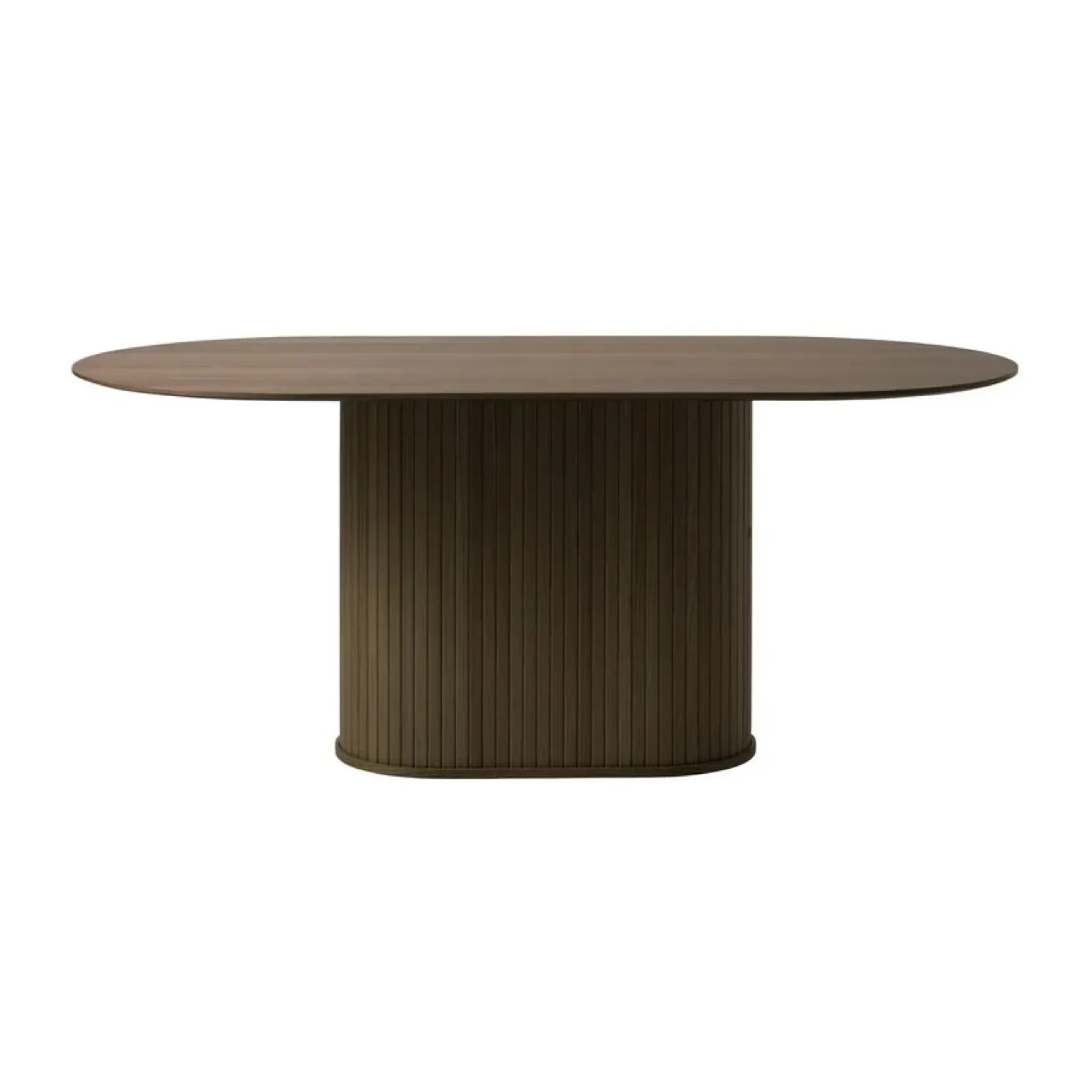 LykkeHome Eettafels|Nita Eettafel donkerbruin 180 cm ovaal