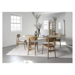 LykkeHome Eettafels|Nita Eettafel naturel deens ovaal 190cm