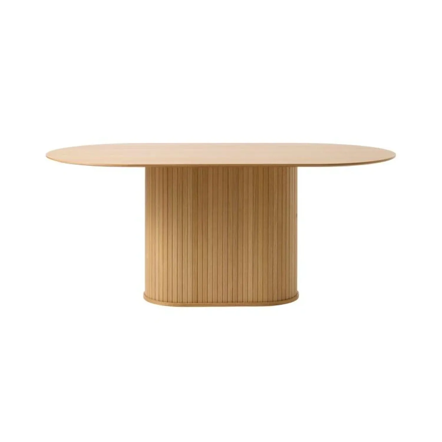 LykkeHome Eettafels|Nita Eettafel Ovaal Naturel 180cm