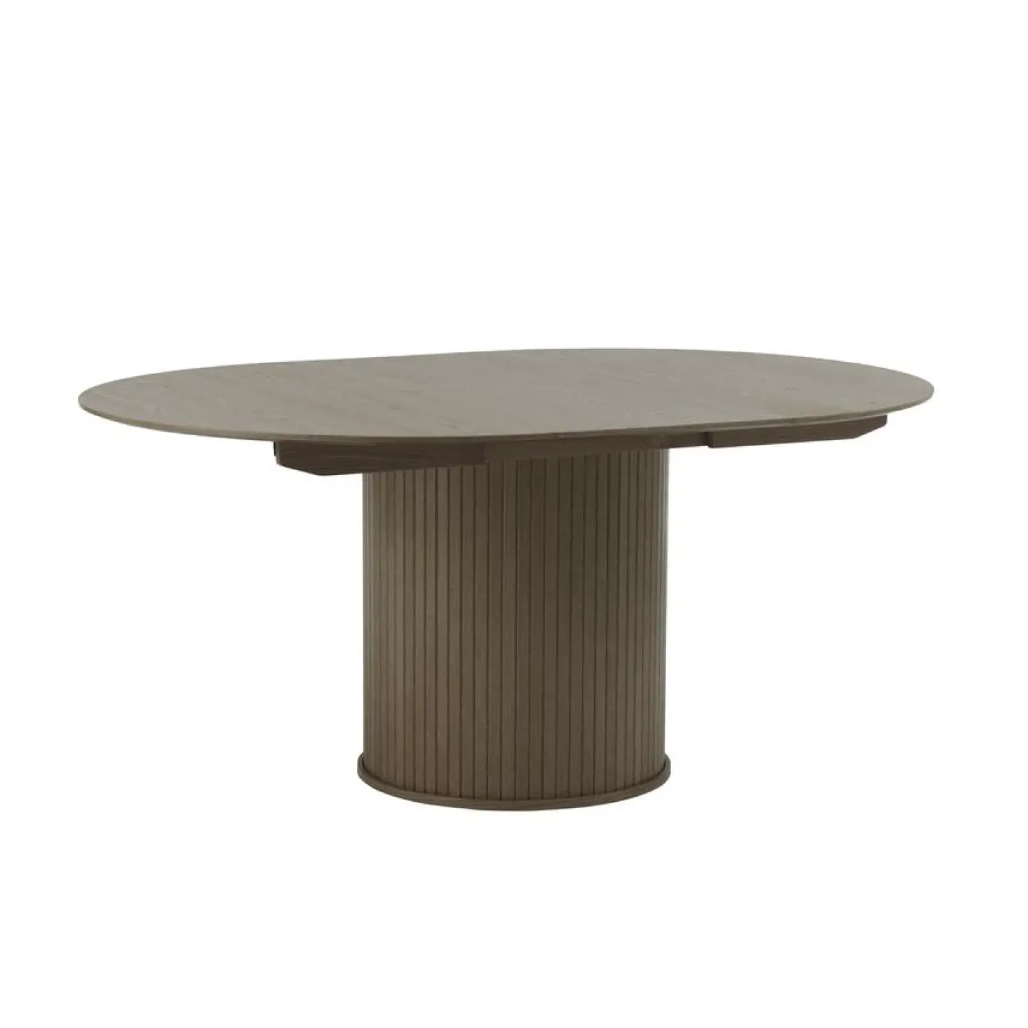 LykkeHome Eettafels|Nita Eettafel rond uitschuifbaar Donkerbruin 120-167 cm