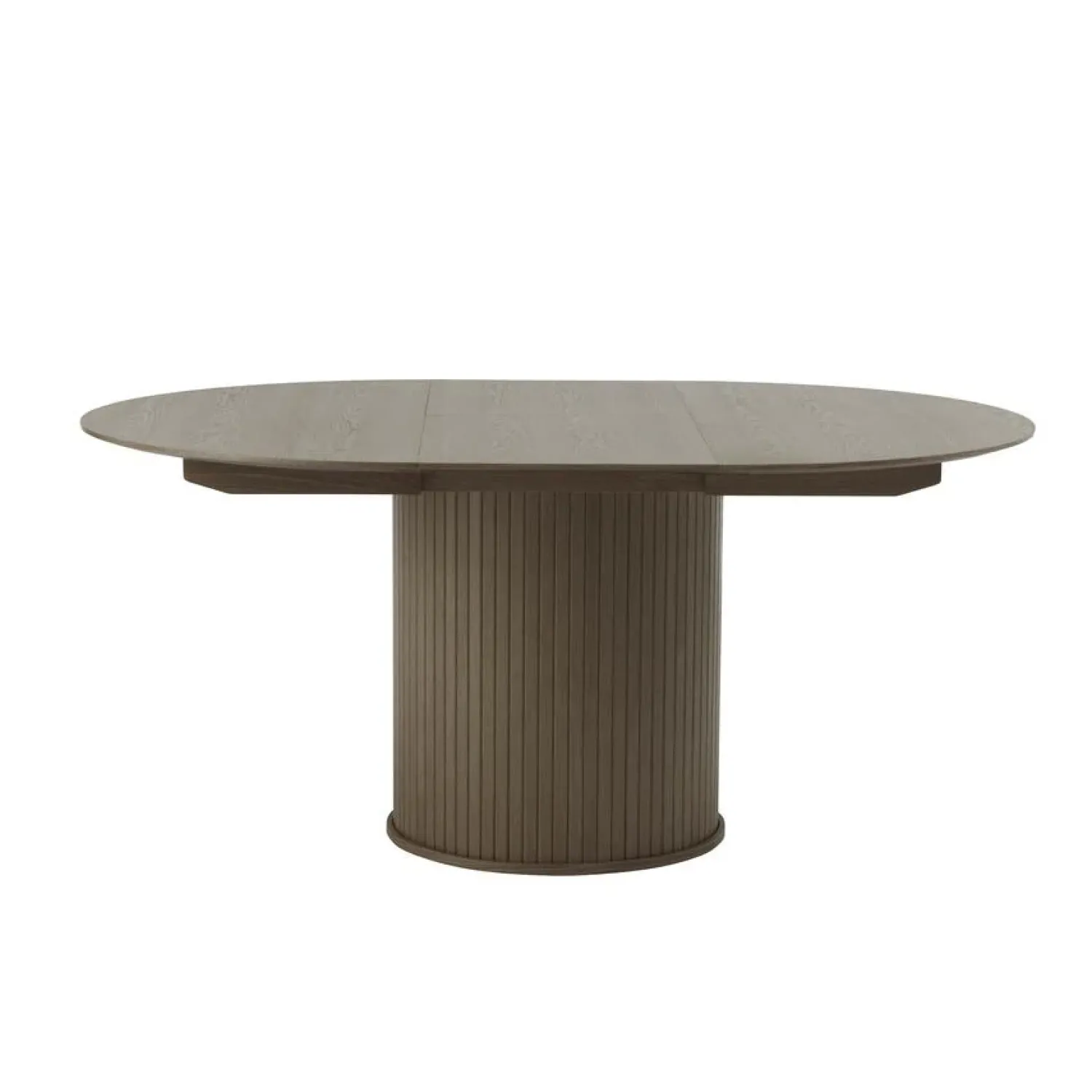 LykkeHome Eettafels|Nita Eettafel rond uitschuifbaar Donkerbruin 120-167 cm