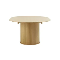 LykkeHome Eettafels|Nita Eettafel rond uitschuifbaar Naturel 120-167 cm
