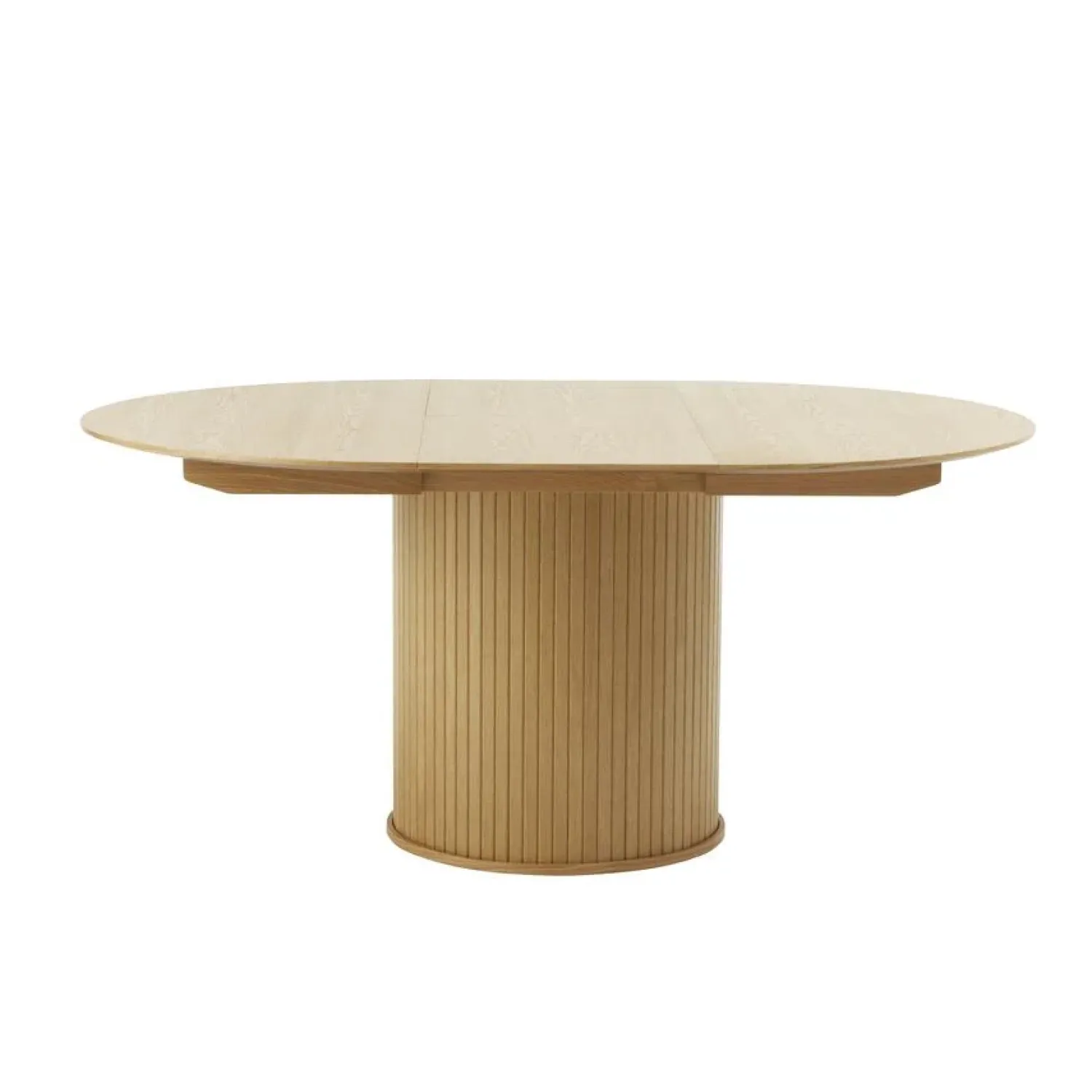 LykkeHome Eettafels|Nita Eettafel rond uitschuifbaar Naturel 120-167 cm