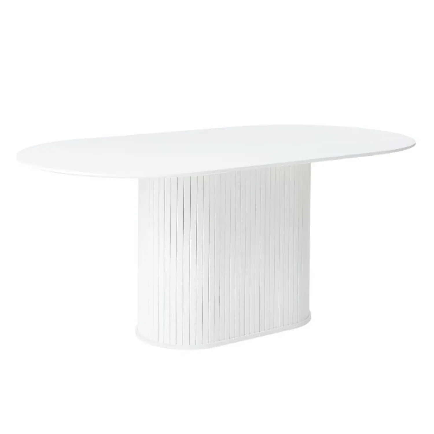 LykkeHome Eettafels|Nita Eettafel Wit ovaal 180cm