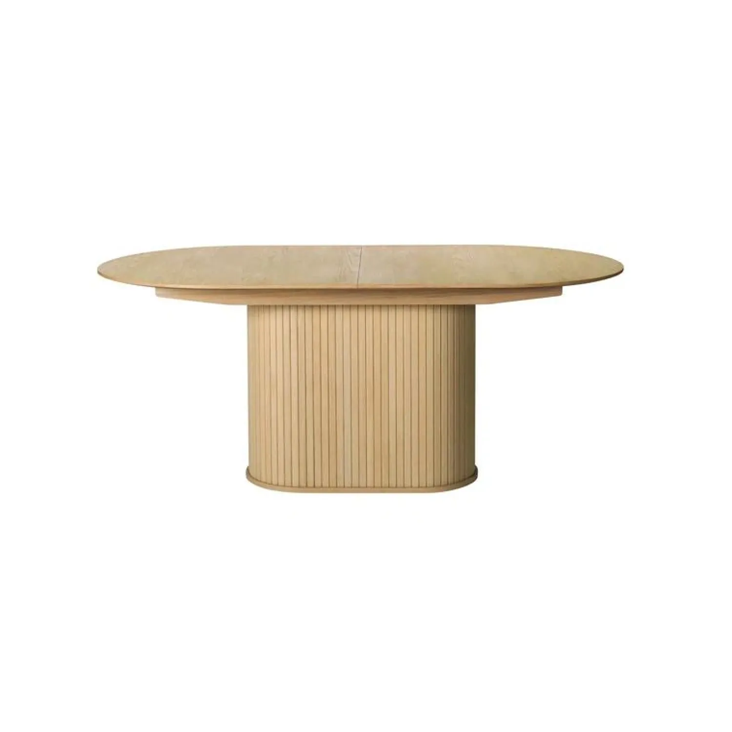 LykkeHome Eettafels|Nita ovale uitschuifbare eettafel naturel 180-230cm
