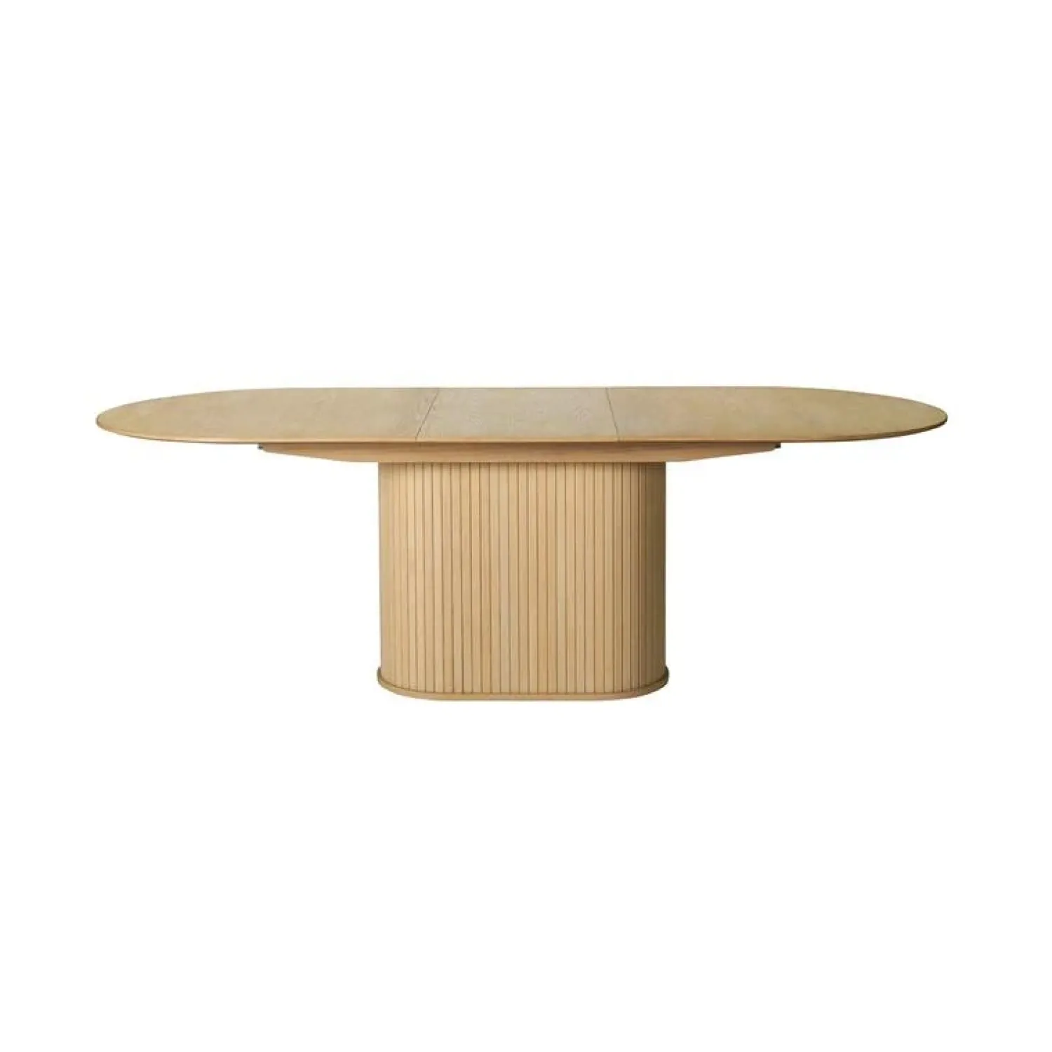 LykkeHome Eettafels|Nita ovale uitschuifbare eettafel naturel 180-230cm