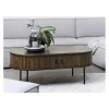 LykkeHome Salontafels|Nita salontafel donkerbruin 120cm