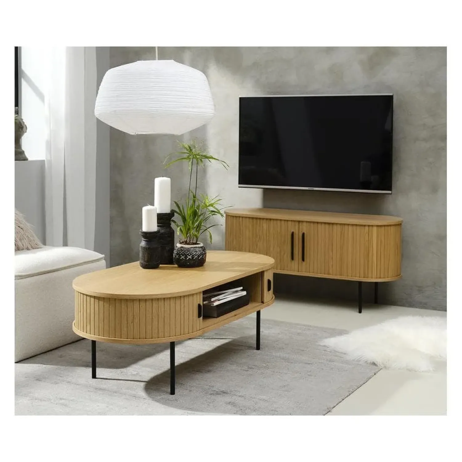 LykkeHome Salontafels|Nita salontafel naturel 120cm