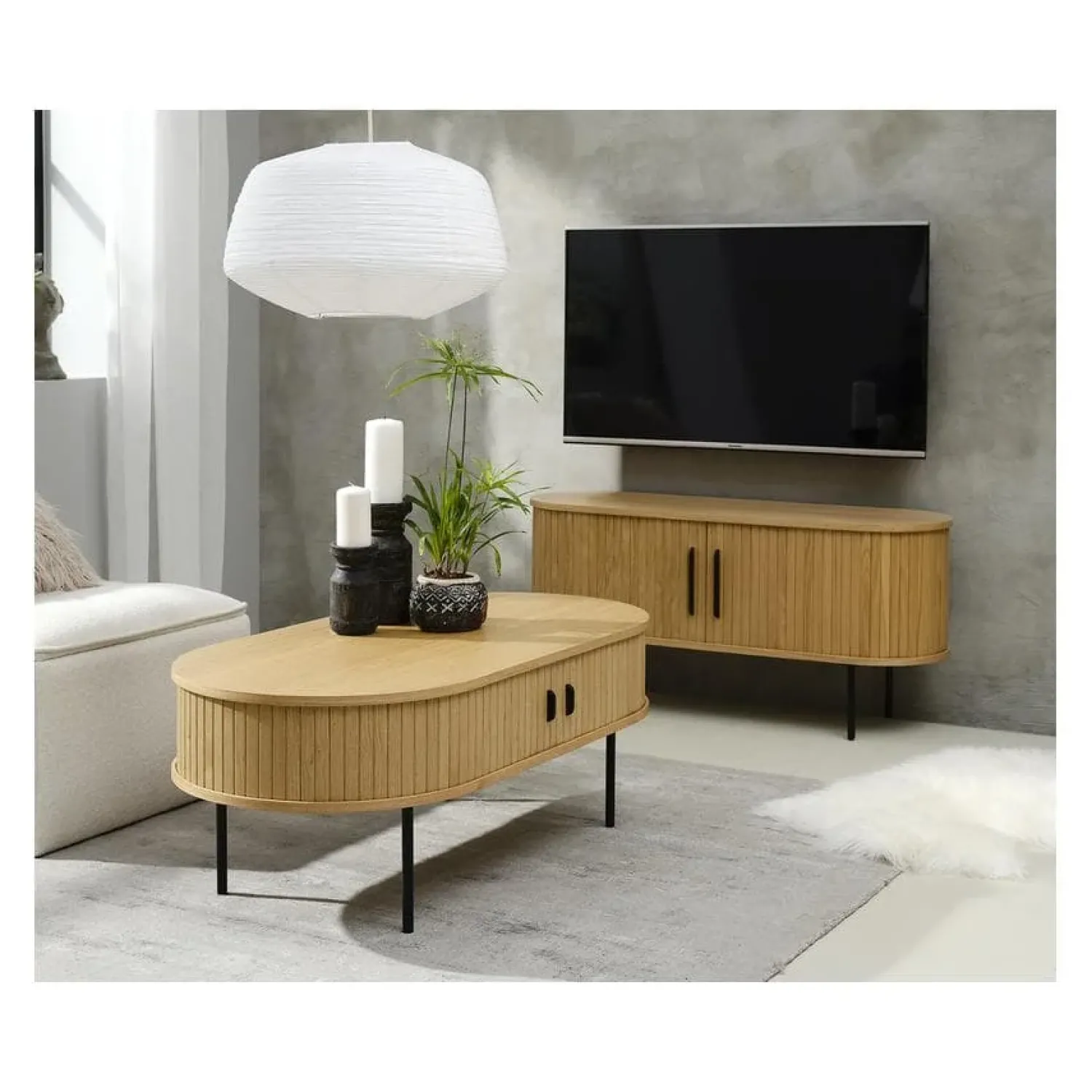LykkeHome Salontafels|Nita salontafel naturel 120cm