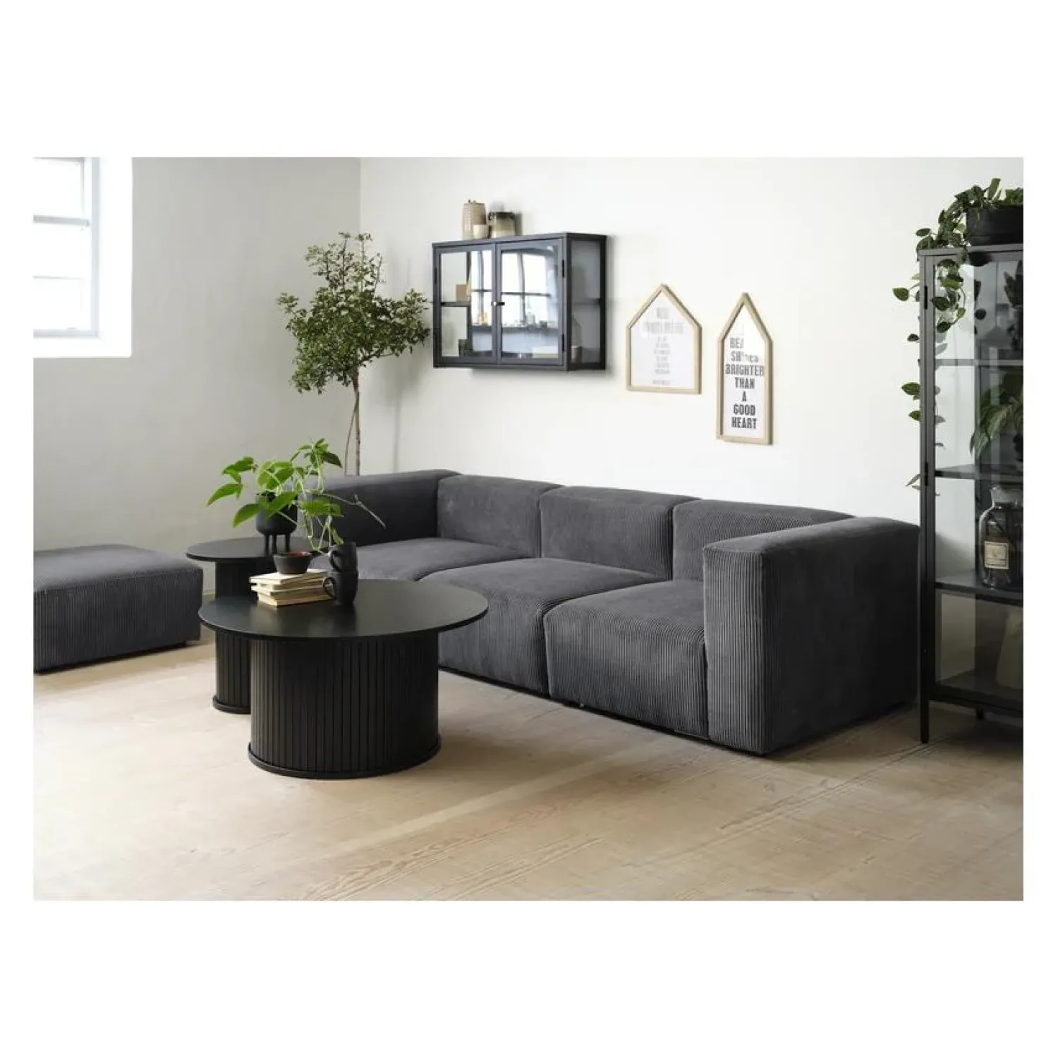 LykkeHome Salontafels|Nita salontafel zwart 90cm