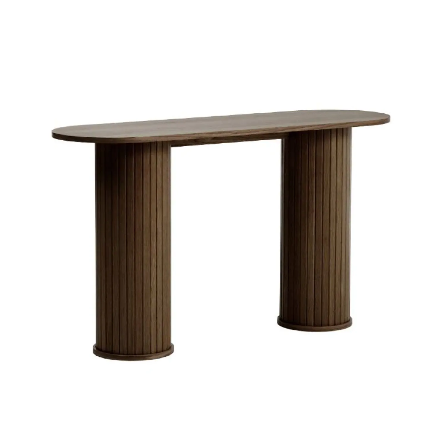 LykkeHome Sidetables|Nita Sidetable Donkerbruin 130cm