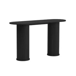 LykkeHome Sidetables|Nita Sidetable Zwart 130cm