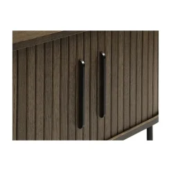 LykkeHome Industriele Kasten|Tv Meubels|Nita TV meubel donkerbruin 120cm