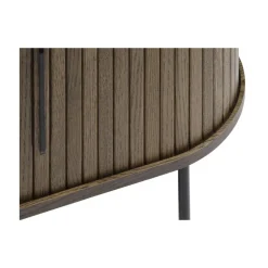 LykkeHome Industriele Kasten|Tv Meubels|Nita Tv meubel donkerbruin 180 cm