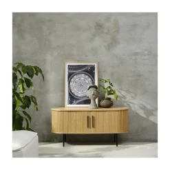 LykkeHome Industriele Kasten|Tv Meubels|Nita TV meubel naturel 120cm