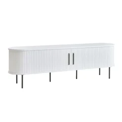 LykkeHome Industriele Kasten|Tv Meubels|Nita TV meubel Wit 180cm