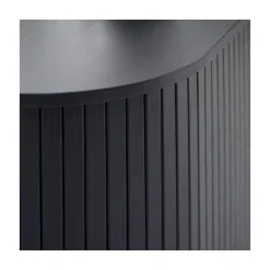 LykkeHome Industriele Kasten|Tv Meubels|Nita Tv meubel zwart 180cm