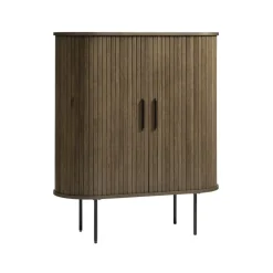 LykkeHome Wandkasten|Industriele Kasten|Nita wandkast donkerbruin 100cm