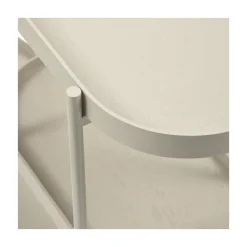 WOOOD Sidetables|Noan Sidetable Hout/Metaal Antiek Beige 90cm