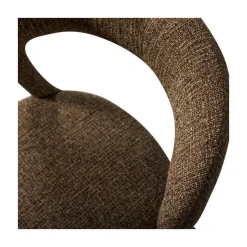 WOOOD Eetkamerstoelen|Noble Eetkamerstoel Donkerbruin Melange
