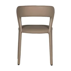 WOOOD Eetkamerstoelen|Noble Eetkamerstoel Leerlook Zand