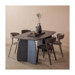 WOOOD Eetkamerstoelen|Noble Eetkamerstoel Taupe