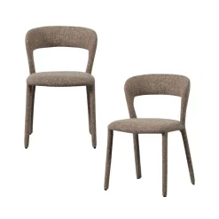 WOOOD Eetkamerstoelen|Noble Eetkamerstoel Zand Melange