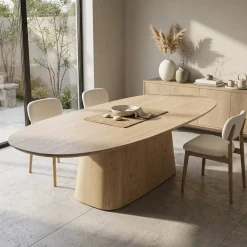 Eleonora Eettafels|Nola Eettafel naturel 300 cm