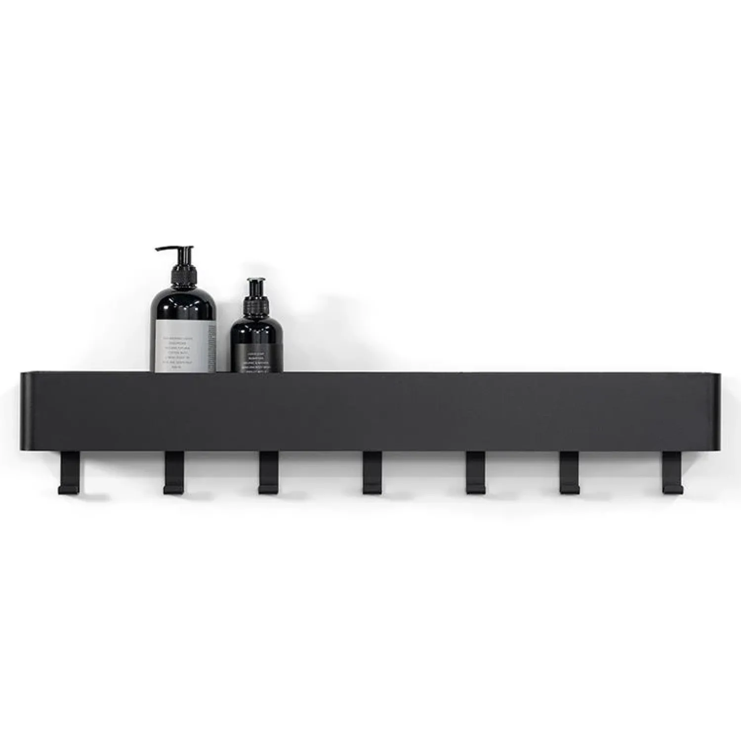 Redin Design Kapstokken|Nolan 7 Wandkapstok Zwart 72cm