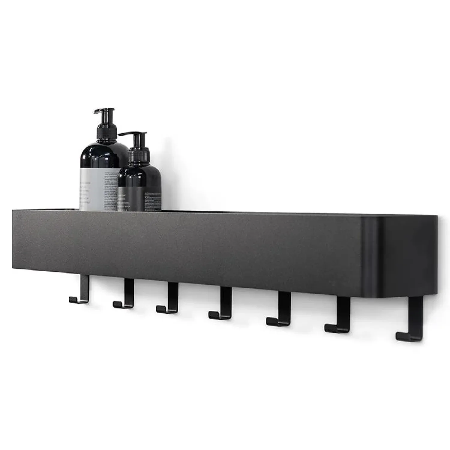 Redin Design Kapstokken|Nolan 7 Wandkapstok Zwart 72cm