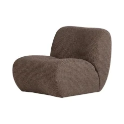 WOOOD Fauteuils|Nomu Fauteuil chenille Bruin