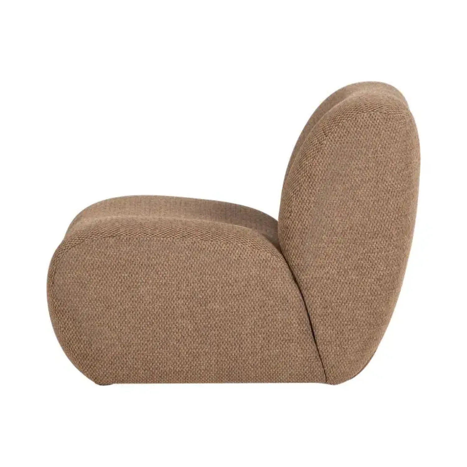 WOOOD Fauteuils|Nomu Fauteuil chenille Lichtbruin