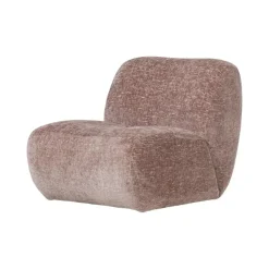 WOOOD Fauteuils|Nomu Fauteuil velvet Lichtroze