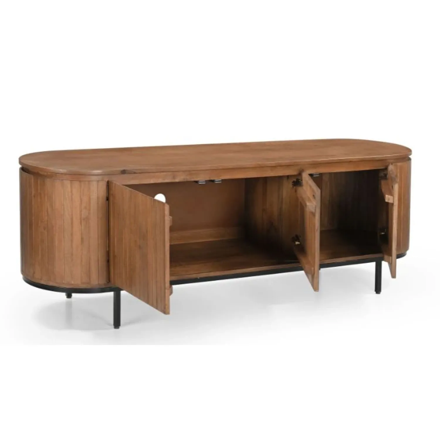 Livingfurn Industriele Kasten|Tv Meubels|Noor tv-meubel 170cm naturel
