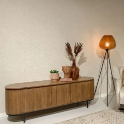 Livingfurn Industriele Kasten|Tv Meubels|Noor tv-meubel 170cm naturel