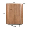 Livingfurn Wandkasten|Industriele Kasten|Noor wandkast 115 cm naturel
