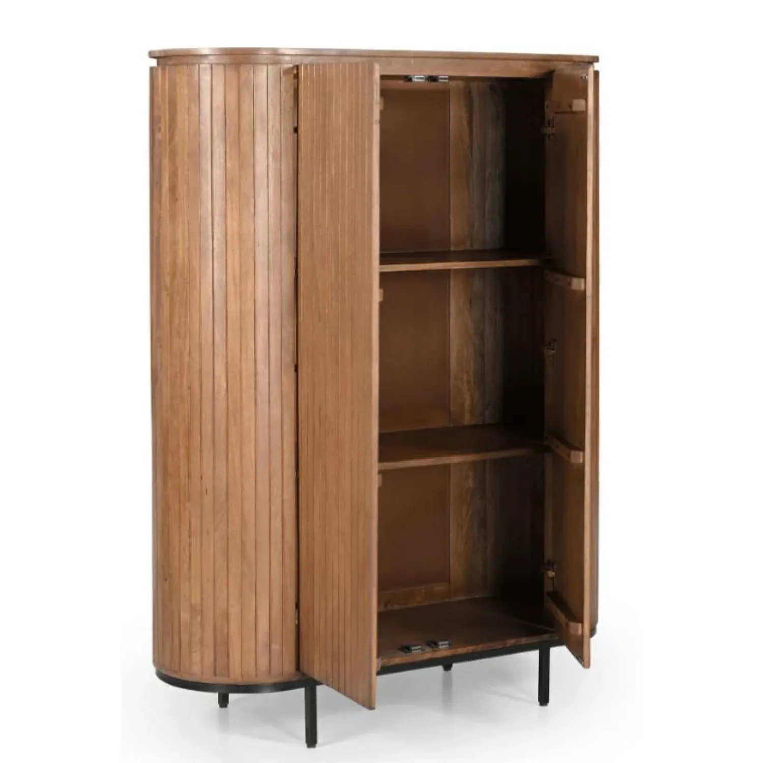 Livingfurn Wandkasten|Industriele Kasten|Noor wandkast 115 cm naturel
