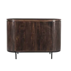 Livingfurn Wandkasten|Dressoirs|Noor wandkast 115cm walnoot