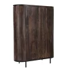Livingfurn Wandkasten|Industriele Kasten|Noor wandkast 115 cm walnoot
