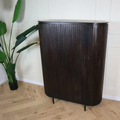 Livingfurn Wandkasten|Industriele Kasten|Noor wandkast 115 cm walnoot