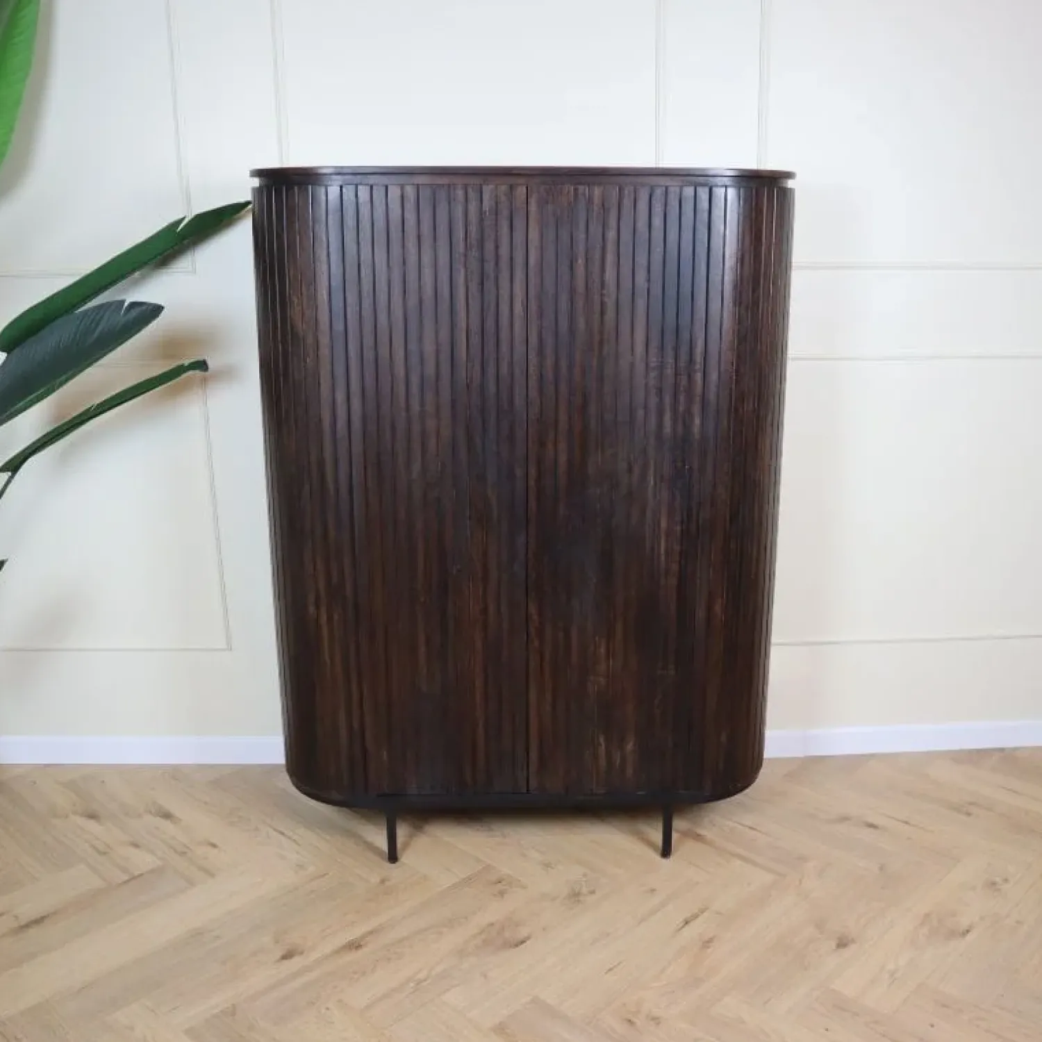 Livingfurn Wandkasten|Industriele Kasten|Noor wandkast 115 cm walnoot