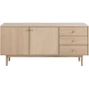Nordhavn Dressoirs|Industriele Kasten|Nordvik Dressoir Naturel 160cm