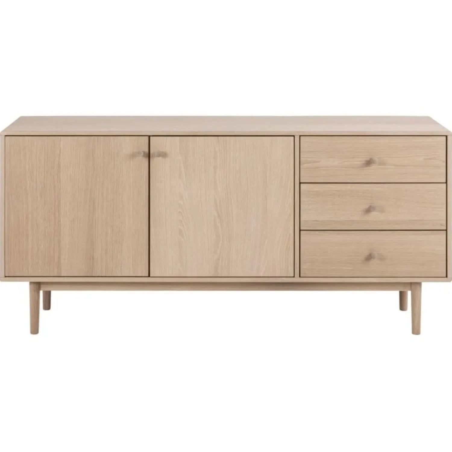 Nordhavn Dressoirs|Industriele Kasten|Nordvik Dressoir Naturel 160cm