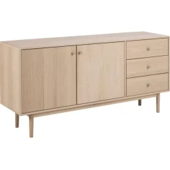 Nordhavn Dressoirs|Industriele Kasten|Nordvik Dressoir Naturel 160cm