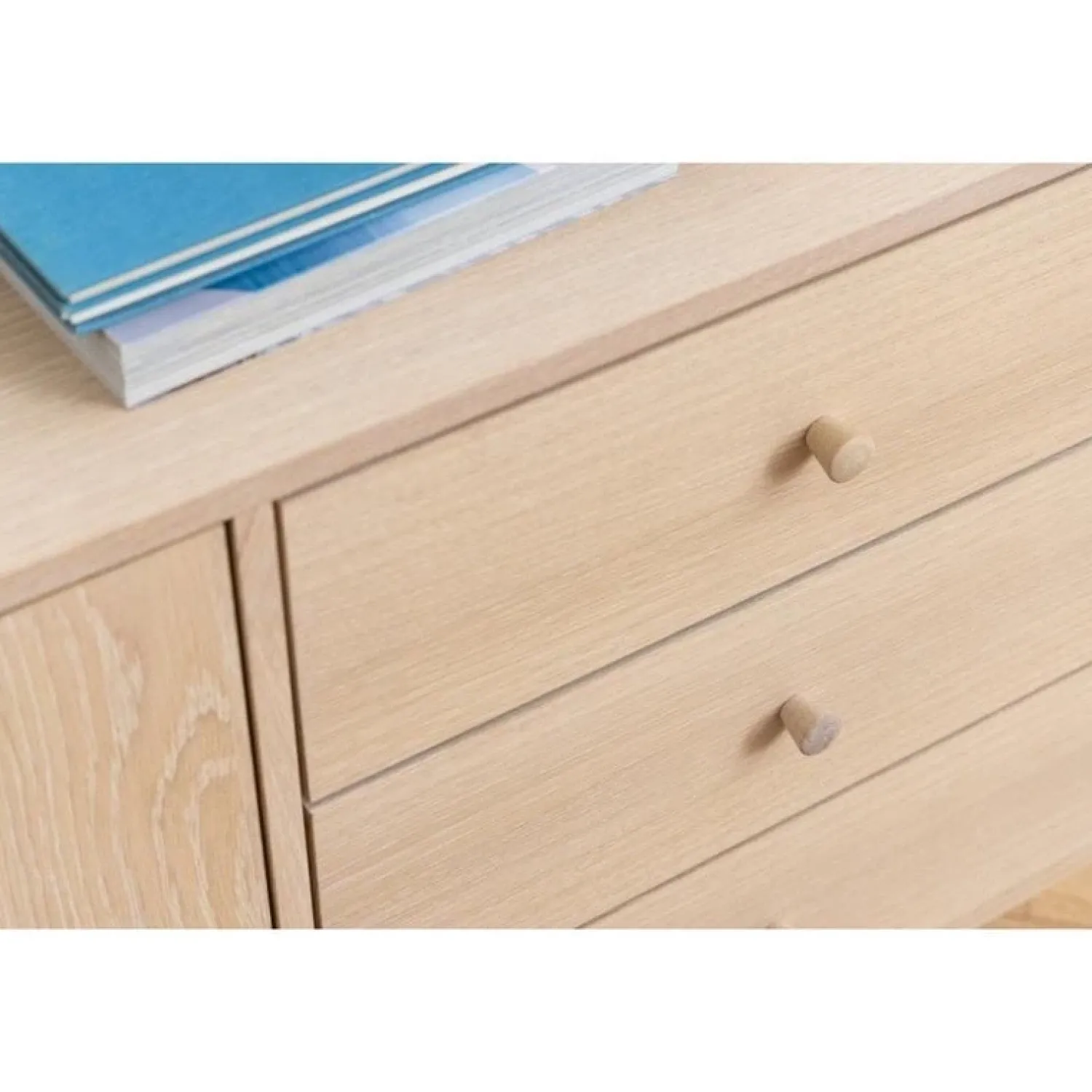Nordhavn Dressoirs|Industriele Kasten|Nordvik Dressoir Naturel 160cm