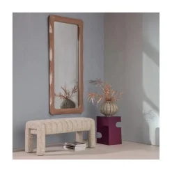 WOOOD Spiegels|Norea Passpiegel Hoogglans Oudroze 180cm
