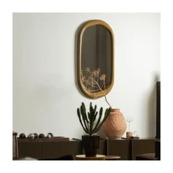 WOOOD Spiegels|Norea Spiegel Hoogglans Honinggeel 120cm