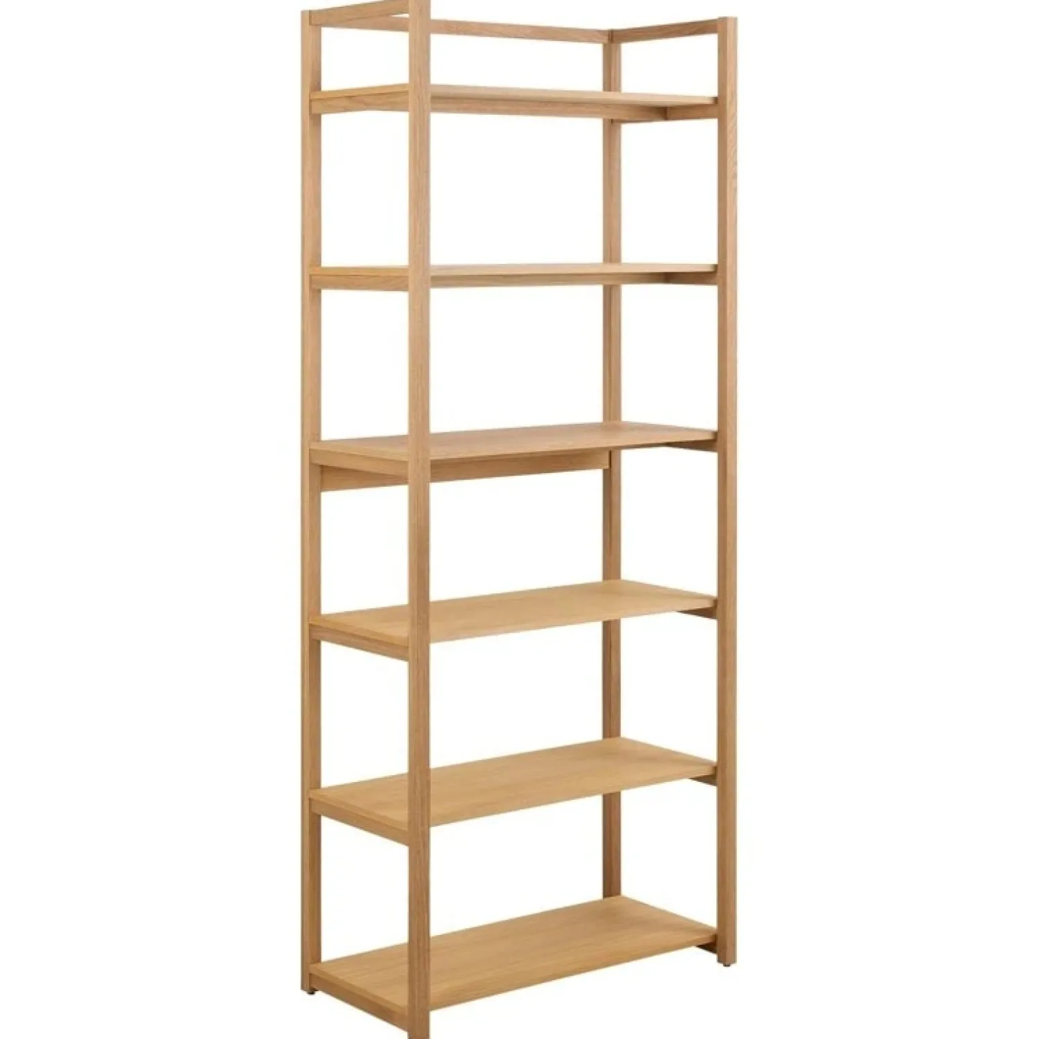 Nordhavn Boekenkasten|Industriele Kasten|Norli Boekenkast Hoog Naturel 80cm